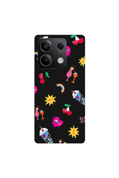 Other Xiaomi Redmi Note 13 5G glam time Black Colored Silicone TPU Θήκη