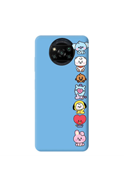 Other Xiaomi Poco X3 /X3 Pro Lovely animals Blue Colored Silicone TPU Θήκη