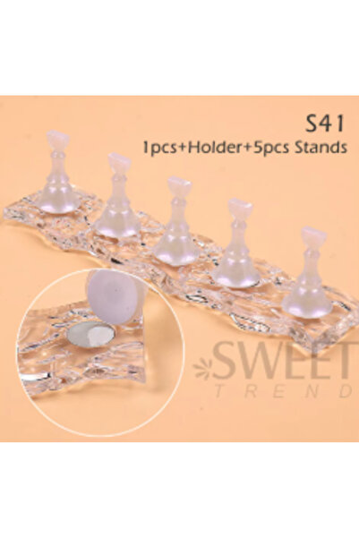 Choice S41 Aurora Magnetic Nail Practice Display Stand, Nail Polish Display T...