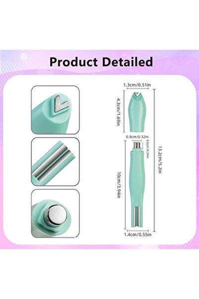 choice2 Green 3 In 1 Cat Eye Nail Art Magnet Magnetic Nail Pen for Cat Eye Ge...