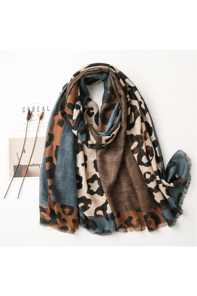 Choice3 One Size YYY10-5 Spring Designer unique luxury brown ladies wild leop...
