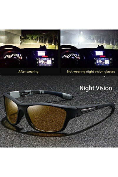 Choice8 F557(NightVision) Fashion Vintage Square Frame Unisex Night Vision Gl...
