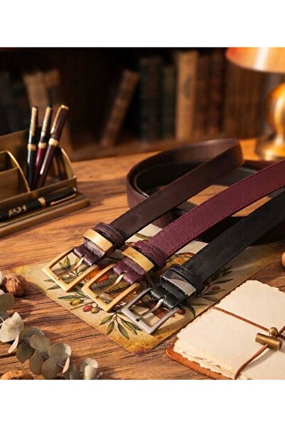 Fiori 4-Piece Square Buckle Bridge Belt for Women, Trouser Belt, Jacket Belt,...