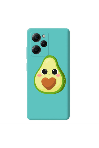 Other Xiaomi Poco X5 Pro Baby avocado Turquoise Colored Silicone TPU Θήκη