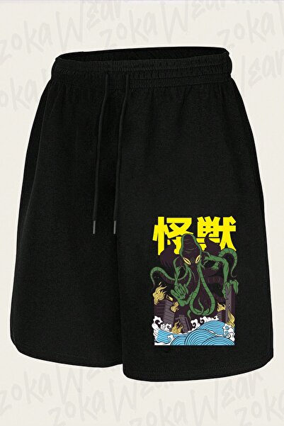 ZOKAWEAR Unisex šorts sa japanskim Cthulhu dizajnom