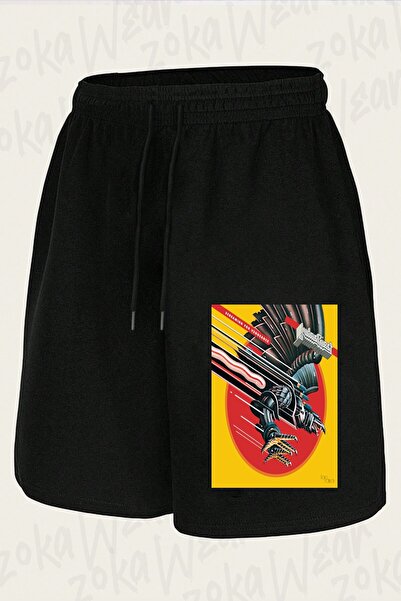 ZOKAWEAR Unisex Judas Priest Screaming for Vengeance Design Printed Shorts
