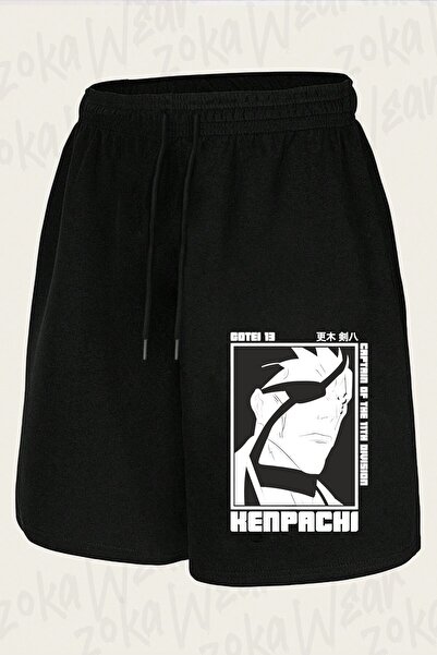 ZOKAWEAR Unisex Bleach Zaraki Kenpachi Design Printed Shorts