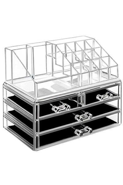 Choice HZH Acrylic Display for Cosmetic Large Capacity Cosmetic Storage Box O...