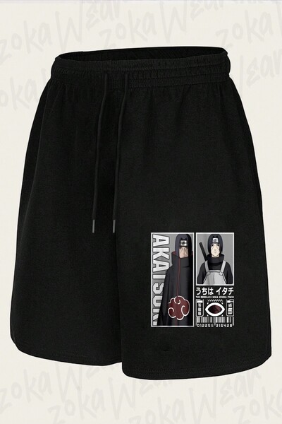 ZOKAWEAR Unisex Uchiha Itachi Naruto v5 Σορτς με στάμπα σχεδίου