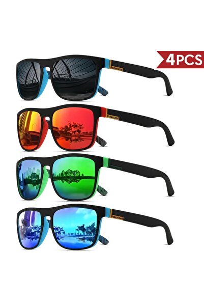 Choice7 4PCS-10 4 قطع نظارات كلاسيكية على شكل زهرة بأرجل مربعة للرجال والنساء...