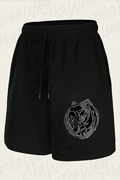 ZOKAWEAR Unisex Hatsune Miku (Black) Design Printed Shorts