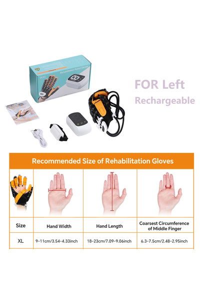 Choice1 for Left XL Size Rehabilitation Robot Glove Rechargeable Hand Therapy...