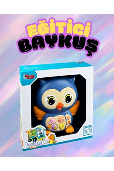 Ucuzuna Bak Eğitici Müzikli Baykuş - Hayvan Sesleri ve Melodi - Bebek Oyuncağı