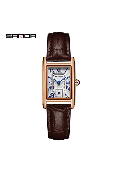Choice3 C SANDA 1116 New Fashion 2025 Elegant Design Rectangle Dial Water Res...