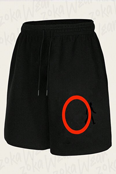 ZOKAWEAR Unisex Banksy Think Outside Design Printed Shorts