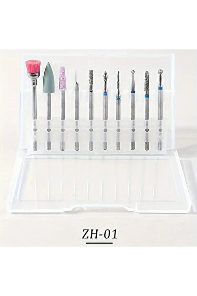 Choice Style 1 10Pcs/Set Electric Nail Drill Bits Kit 3/32 Rotary Burr Cuticl...