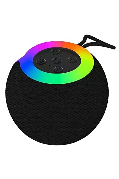 Homie Ηχείο Bluetooth Στρογγυλό με φως 11x9εκ. 108500