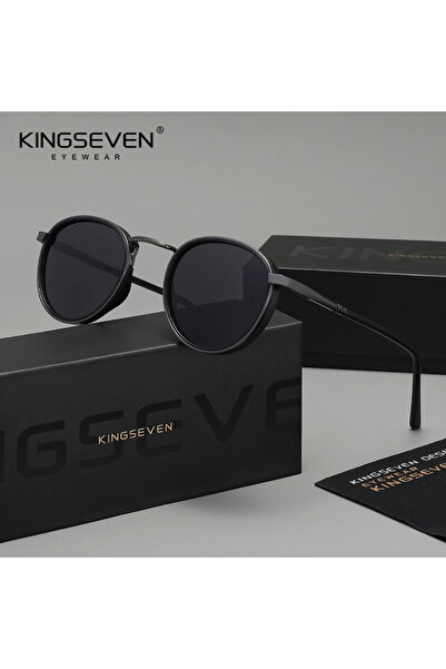 Choice4 Gun Gray KINGSEVEN Popular Vintage Polarized Sunglasses for Women Men...