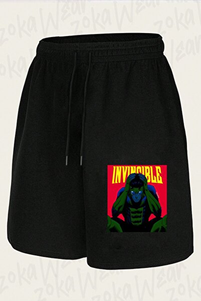 ZOKAWEAR Unisex Invincible V18 Design Printed Shorts