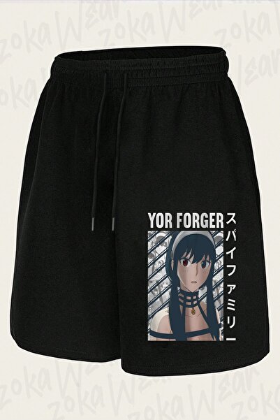 ZOKAWEAR Unisex Spy X Family Yor Forger V2 Design Printed Shorts
