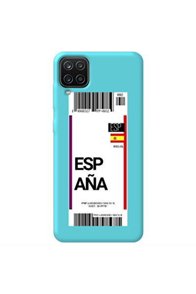 Other Samsung A12 Espana Arrival Turquoise Colored Silicone TPU Θήκη