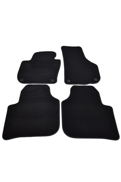Best Auto Vest Covorase mocheta Skoda Superb 7/2008- Negru, set de 4 bucati