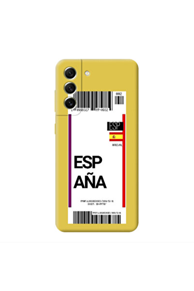 Other Samsung S21 PLUS Espana Arrival Yellow Colored Silicone TPU Θήκη