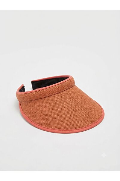 Fonem Paper Vizor Half Moon Straw Hat