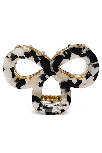 SHAKA Black/White Shk2015 Infinity Design Hairpin