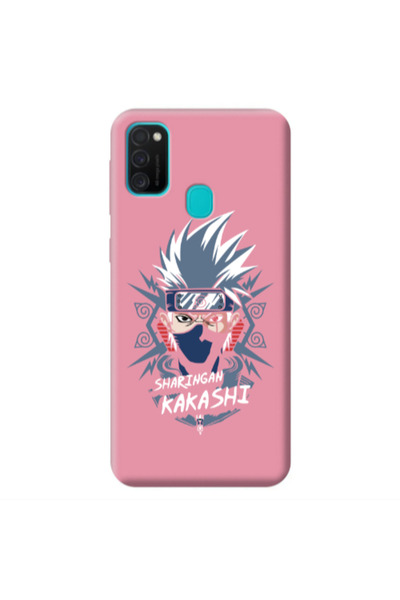 Other Samsung M21 Anime Mangoo Pink Colored Silicone TPU Θήκη
