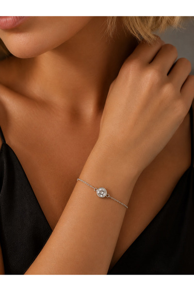 Miore takı Round Zircon Stone Women's Bracelet – Stylish and Elegant for Ever...
