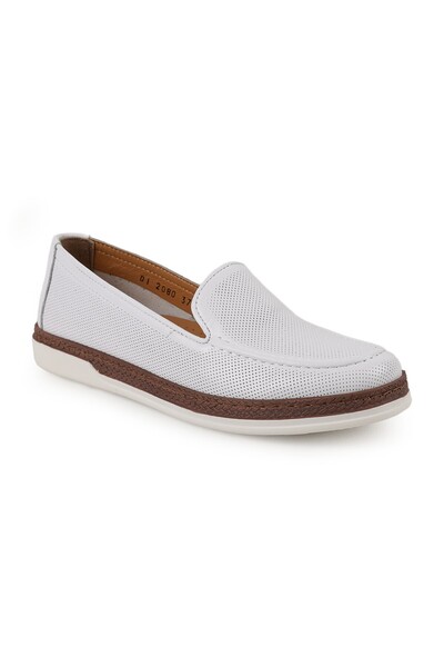 Libero Women's Casual Jute Detailed Laser Cut Slip-On Orthopedic Comfort Moth...
