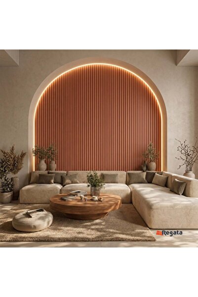 AGT Regata Soft Touch Kiremit LB 3783 Dekoratif Lambiri Duvar Paneli