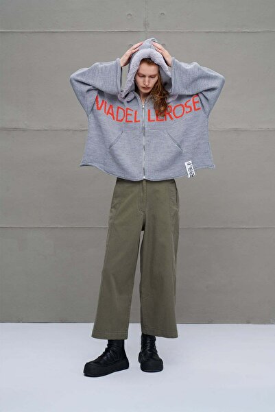 #vdr viadellerose Khaki Wide Leg Pants 18106