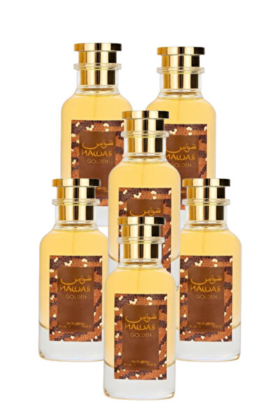 Hawas 6 Pieces Golden Perfume 100ML