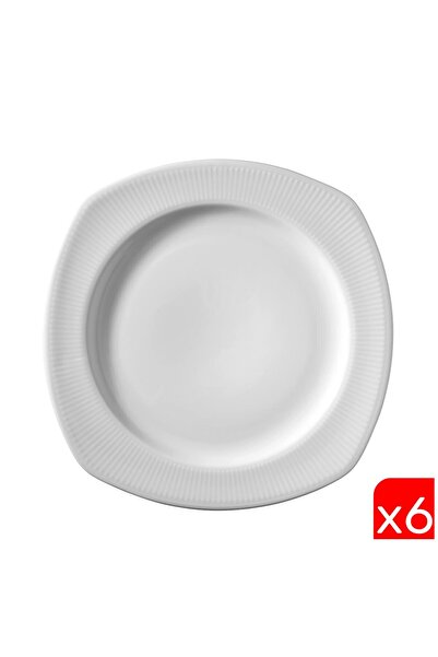 Kütahya Porselen Çisil Serving Plate 23,5cm Csl24Du00 Set of 6