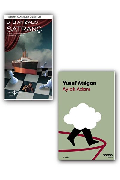 TÜRKİYE İŞ BANKASI KÜLTÜR YAYINLARI 2 Kitap. Satranç+Aylak Adam