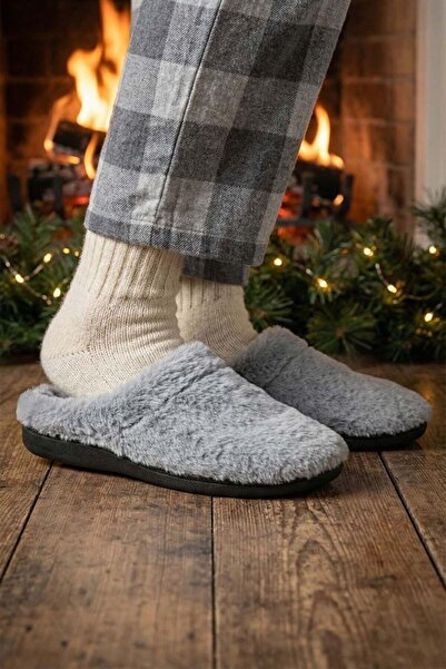 GEZER 16160 Winter Women's Gondol Plush Comfortable Sole Home-Carpet Slippers