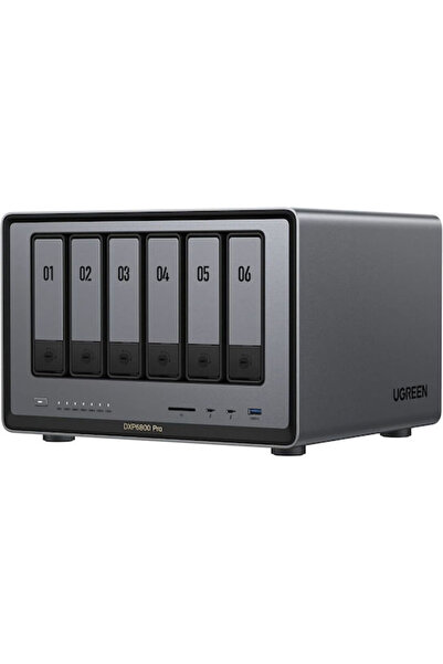 Ugreen DXP6800 Pro NAS Πύργος με 6 υποδοχές για M.2 και 2 θύρες Ethernet