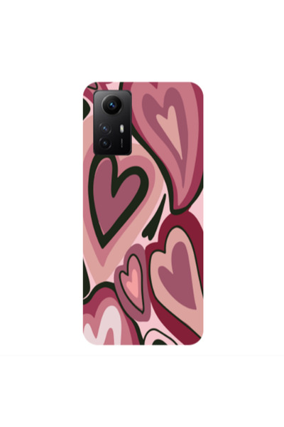 Other Xiaomi Redmi Note 12s Mix Heart Transparent Silicone TPU Θήκη