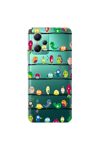 Other Xiaomi Redmi Note 12 Pro Plus 5G birds Transparent Silicone TPU Θήκη