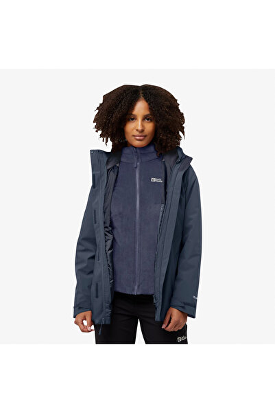 Jack Wolfskin Γυναικείο μπουφάν Rotwand 3in3 σε σκούρο μπλε