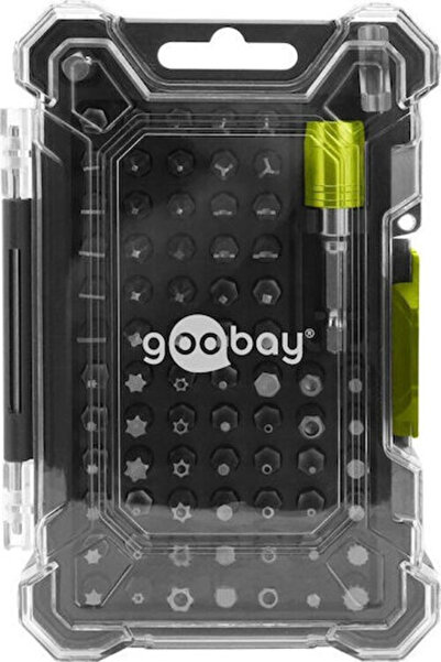 goobay Σετ εργαλείων με θήκη για μύτες, 72 τεμαχίων