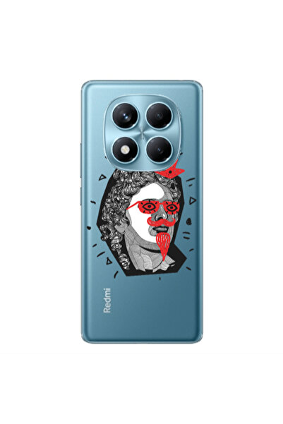 Other Xiaomi Redmi Note 14 Pro Glasses crown Transparent Silicone TPU Θήκη
