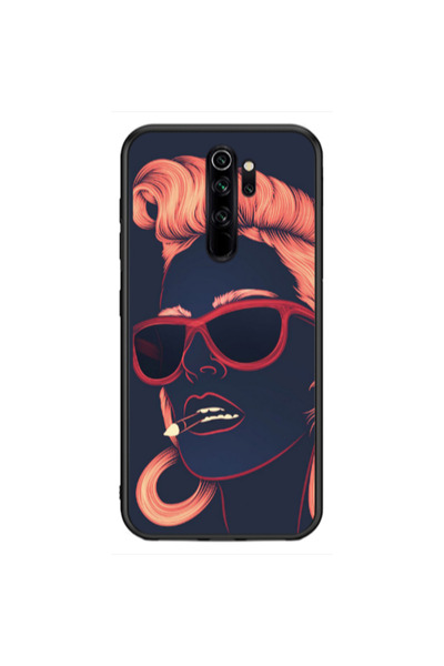 Other Xiaomi Redmi Note 8 Pro Girl retro Black Glossy Θήκη