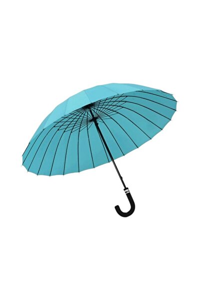 Tradesor Αυτόματη ομπρέλα μπαστούνι - 24K - - 111428 - Light Blue