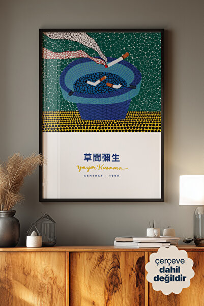 Persona Istanbul Yayoi Kusama "Ashtray, 1990" - Sanat Posteri (Çerçevesiz)