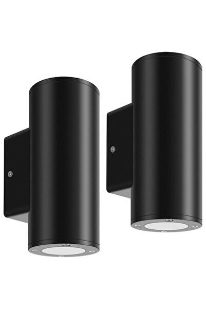 OEM FUDESY Σετ 2 Φωτιστικών Τοίχου Εξωτερικού Χώρου, GU10, IP54, Φωτισμός Πάν...