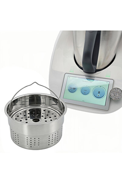Choice Stainless Steel 304 Steamer Basket With Handle - Compatible with Therm...