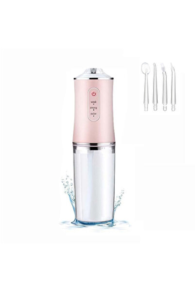 Choice Pink New Portable Oral Irrigator Dental Water Flosser USB Rechargeable...